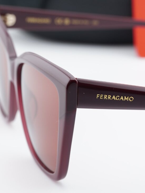 Salvatore Ferragamo SF1102S 606 Butterfly Sunglasses - Wine / Mauve main image 5